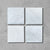 White Square Honed Marble - 20 x 20cm